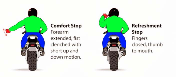 motor bike posture
